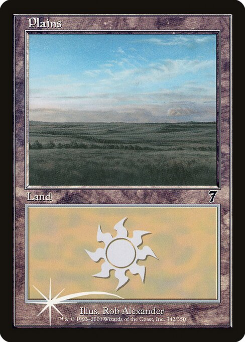 7ED: Plains (342) (Foil)
