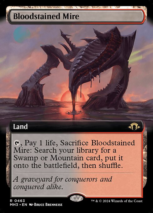 MH3: Bloodstained Mire (Extended Art) (Foil)