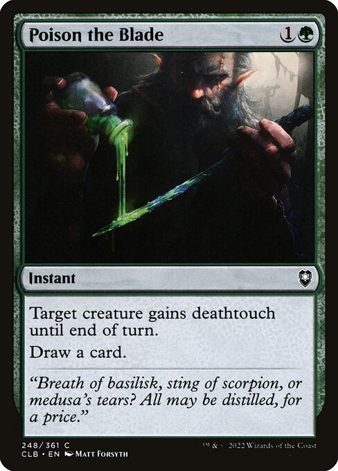 CLB: Poison the Blade (Foil)