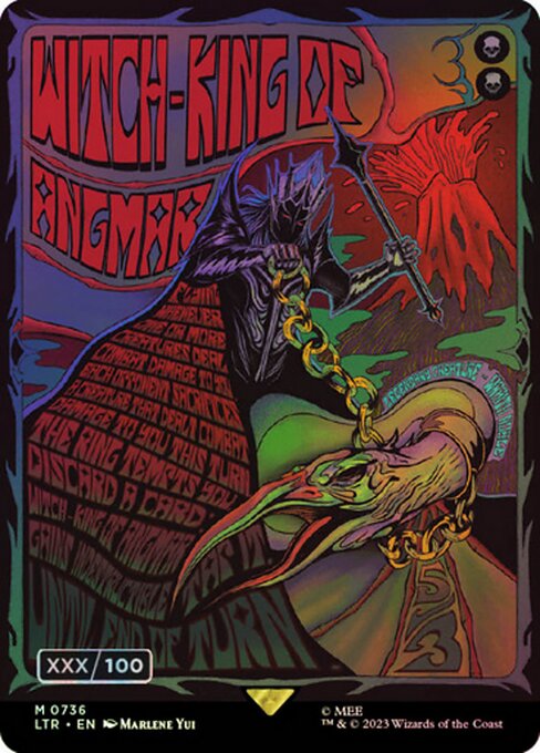 LTR: Witch-king of Angmar (Borderless Poster) (Serial Numbered) (Foil)