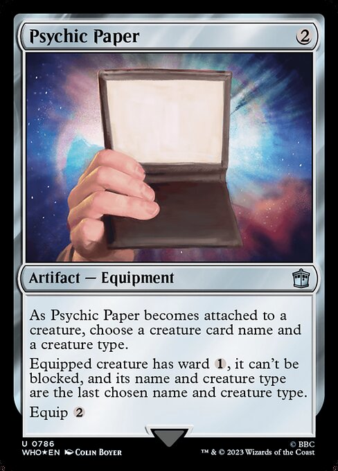 WHO: Psychic Paper (Surge Foil)