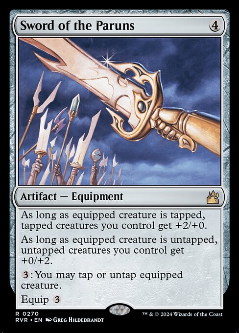 RVR: Sword of the Paruns (Foil)