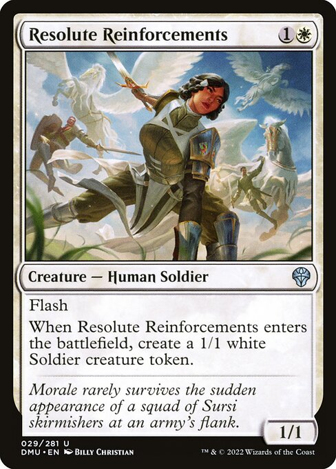 DMU: Resolute Reinforcements (Foil)