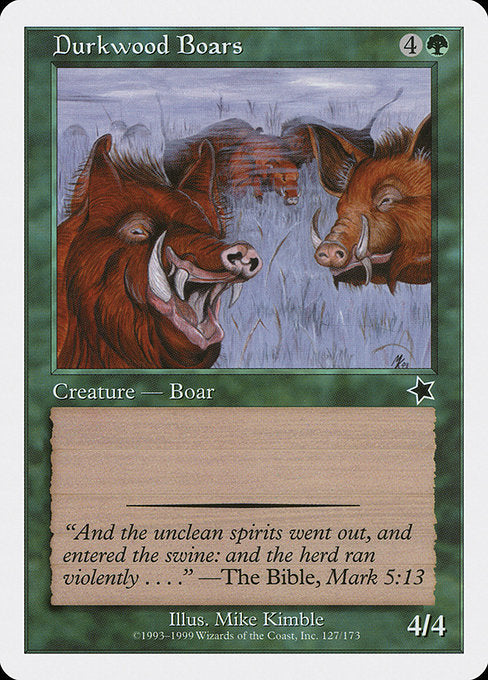 S99: Durkwood Boars