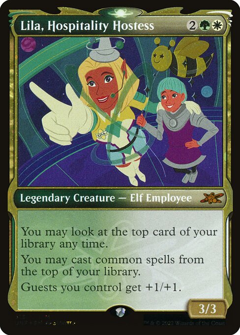 UNF: Lila, Hospitality Hostess (Showcase) (Galaxy Foil)