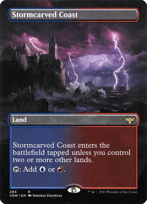 VOW: Stormcarved Coast (Borderless) (Foil)