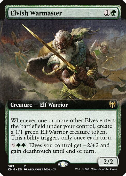 KHM: Elvish Warmaster (Extended Art)