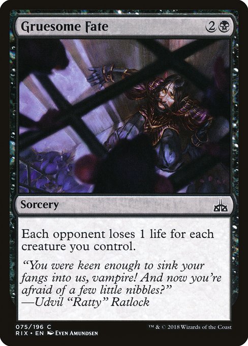 RIX: Gruesome Fate (Foil)