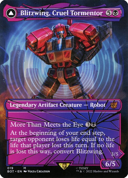 BOT: Blitzwing, Cruel Tormentor (Shattered Glass) (Foil)