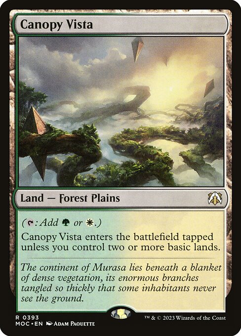 MOC: Canopy Vista