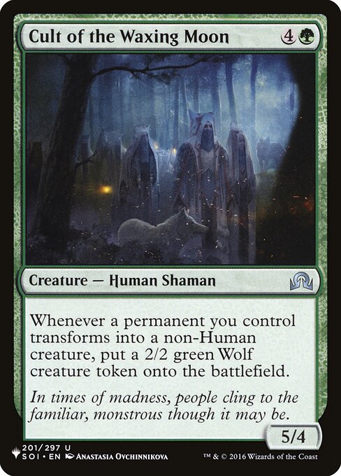 PLST: Cult of the Waxing Moon