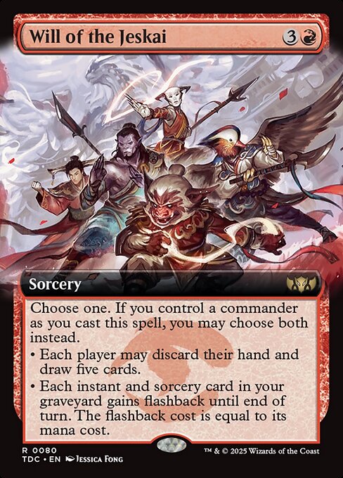 TDC: Will of the Jeskai (Extended Art)