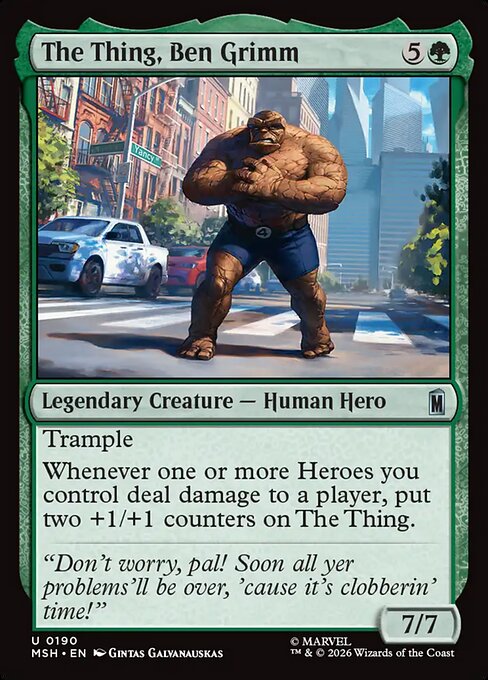 MSH: The Thing, Ben Grimm