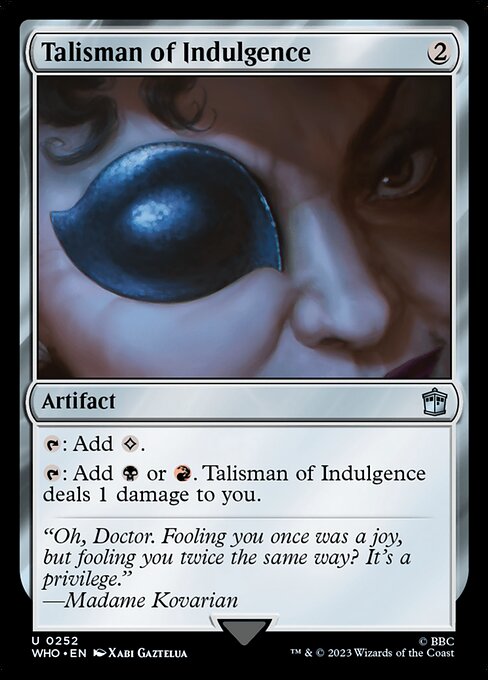 WHO: Talisman of Indulgence (Foil)