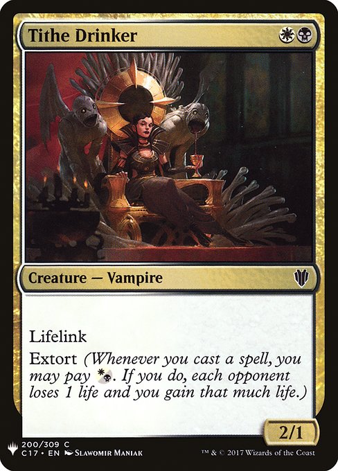 PLST: Tithe Drinker