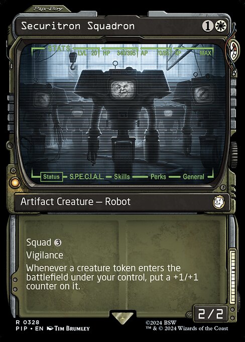 PIP: Securitron Squadron (Showcase)