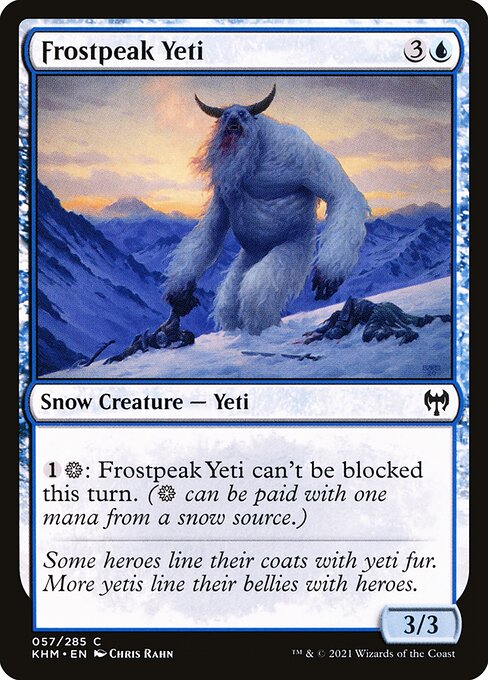 KHM: Frostpeak Yeti (Foil)