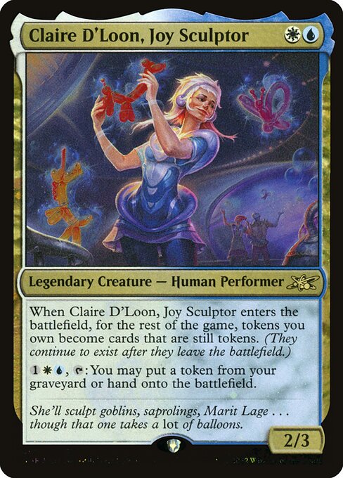 UNF: Claire D'Loon, Joy Sculptor (Galaxy Foil)
