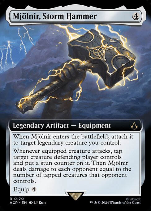 ACR: Mjolnir, Storm Hammer (Extended Art) (Foil)