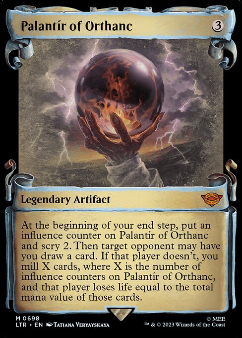 LTR: Palantir of Orthanc (Showcase Scrolls) (Foil)