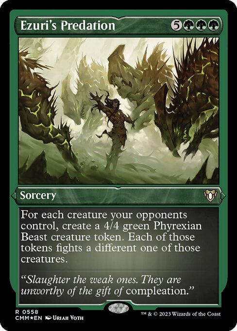 CMM: Ezuri's Predation (Foil Etched)