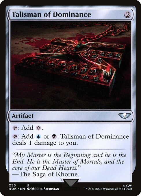 40K: Talisman of Dominance (255)
