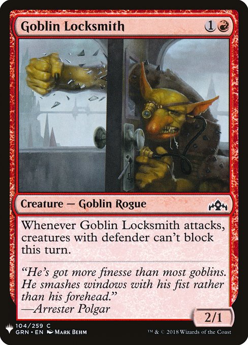 PLST: Goblin Locksmith