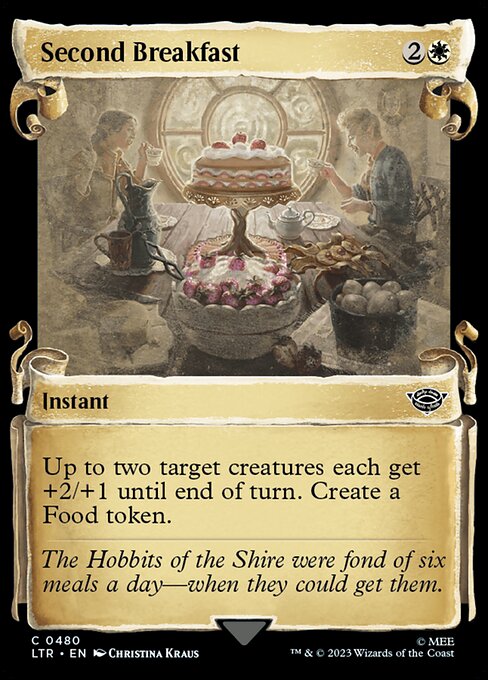 LTR: Second Breakfast (Showcase Scrolls) (Foil)