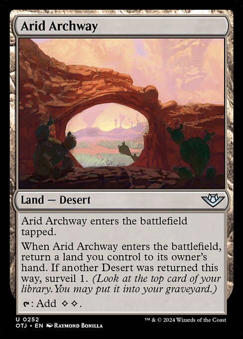 OTJ: Arid Archway (Foil)