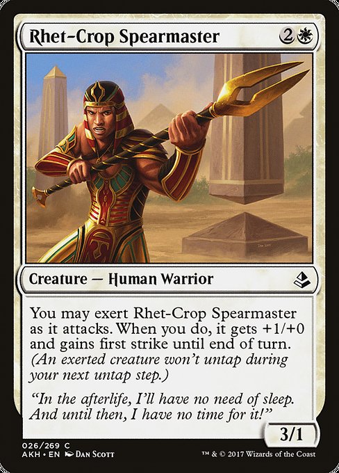 AKH: Rhet-Crop Spearmaster (Foil)