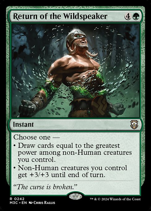 M3C: Return of the Wildspeaker (Foil)
