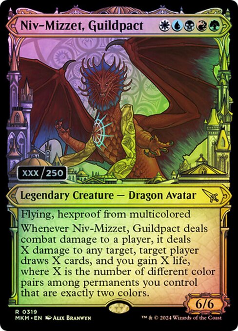 MKM: Niv-Mizzet, Guildpact (Serial Numbered) (Foil)
