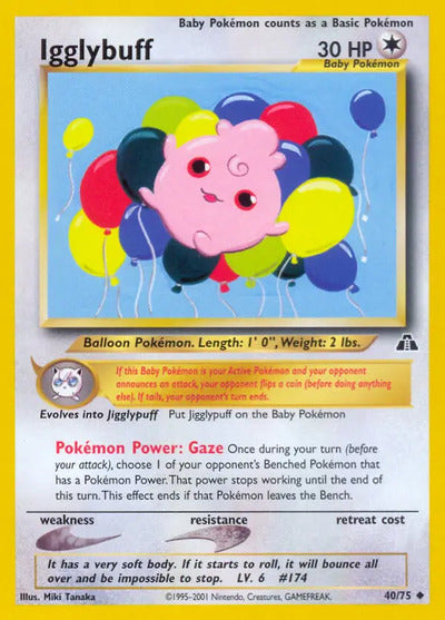 Igglybuff 40/75 Unlimited Neo Discovery