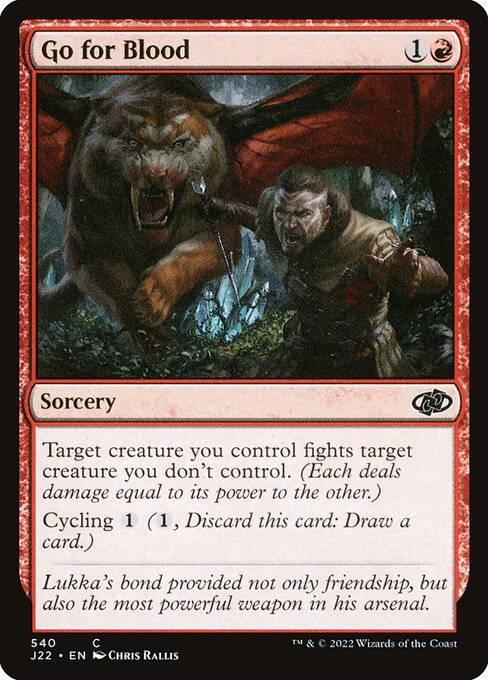 J22: Go for Blood