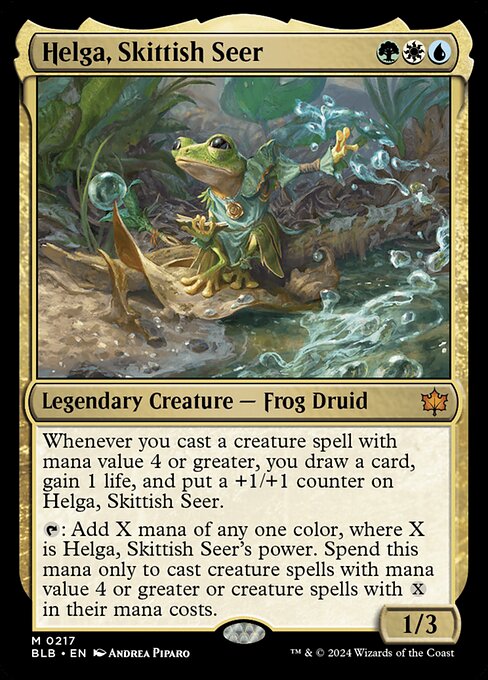 BLB: Helga, Skittish Seer (Foil)
