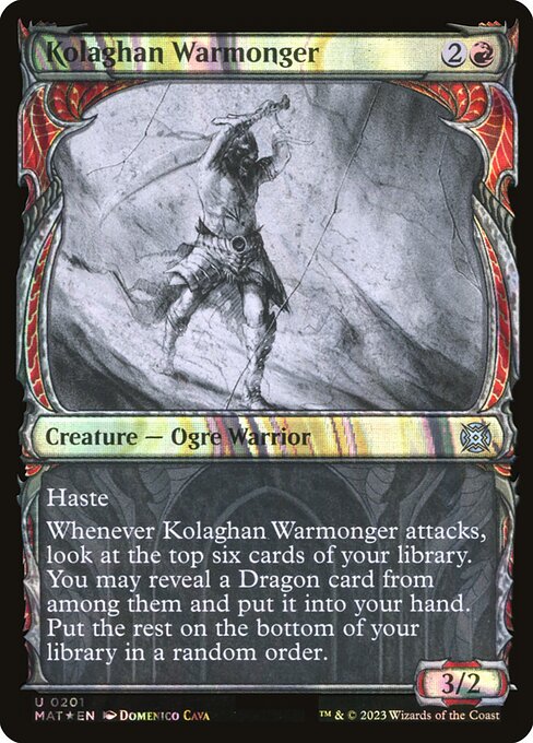 MAT: Kolaghan Warmonger (Halo Foil)