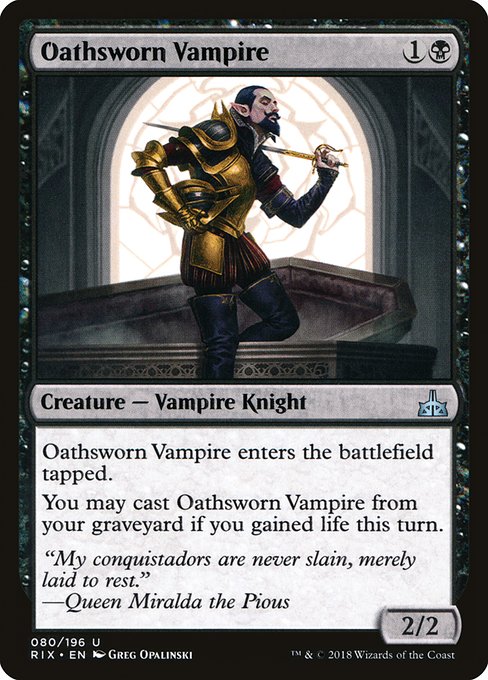 RIX: Oathsworn Vampire