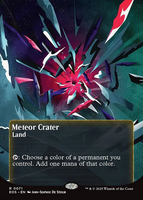 EOS: Meteor Crater (0071) (Borderless) (Foil)