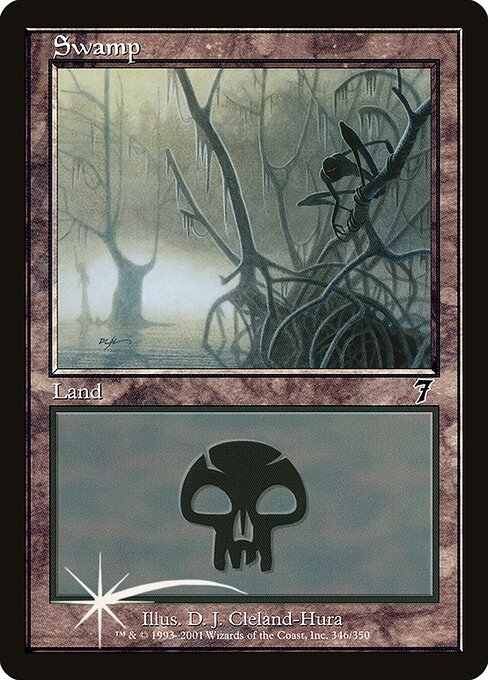 7ED: Swamp (346) (Foil)