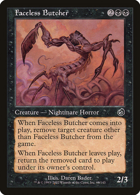 TOR: Faceless Butcher