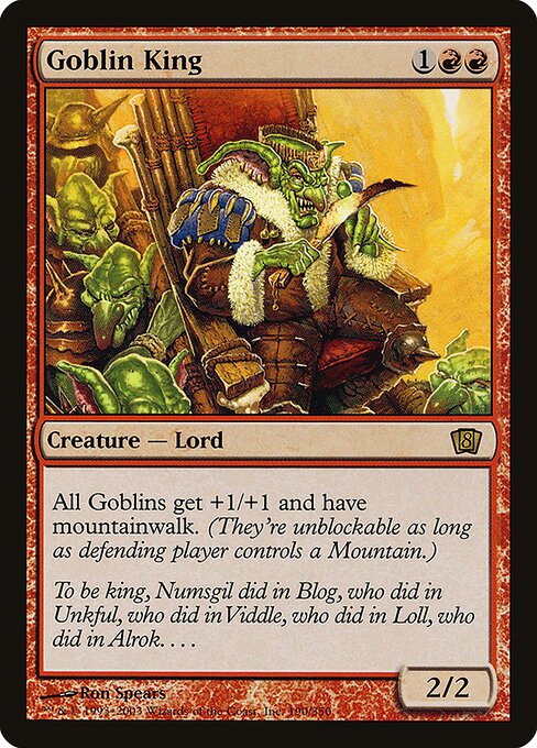 8ED: Goblin King (Foil)