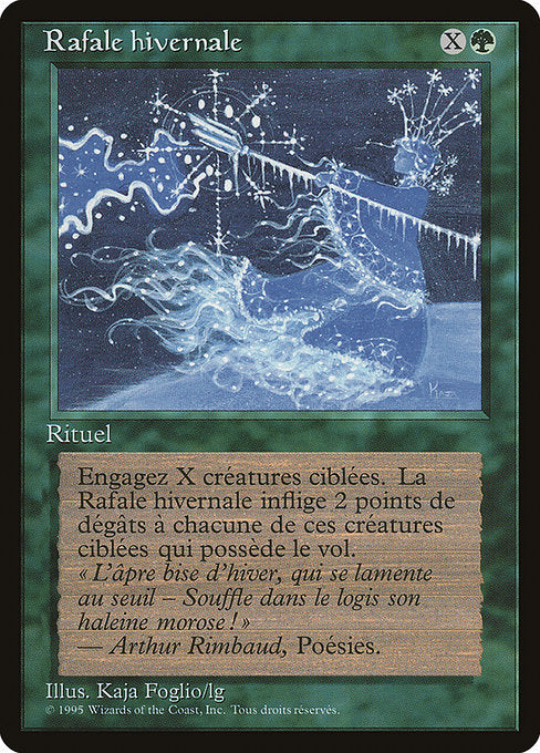 REN: Winter Blast (French) - "Rafale hivernale"