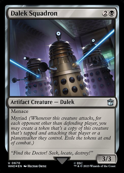 WHO: Dalek Squadron (Surge Foil)