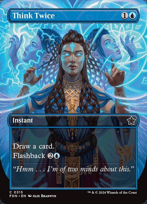 FDN: Think Twice (Borderless) (Foil)