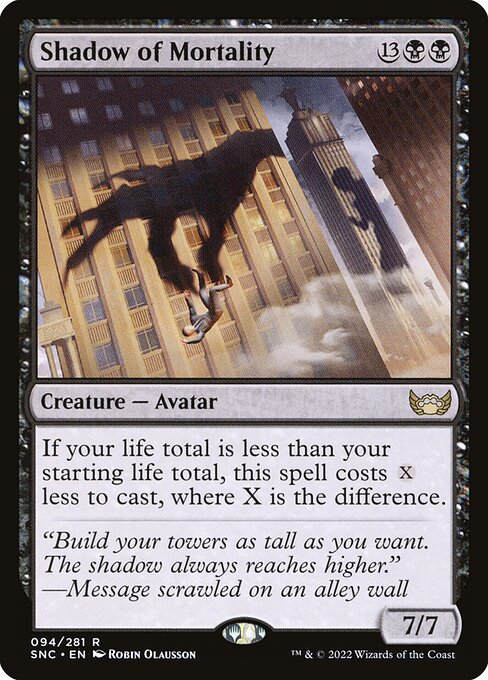 SNC: Shadow of Mortality (Foil)