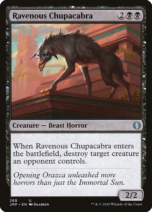 JMP: Ravenous Chupacabra