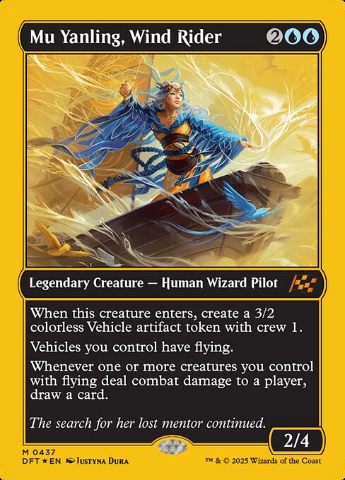 DFT: Mu Yanling, Wind Rider (First-Place Foil)