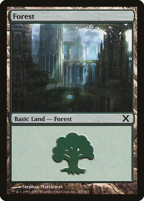 10E: Forest (383) (Foil)