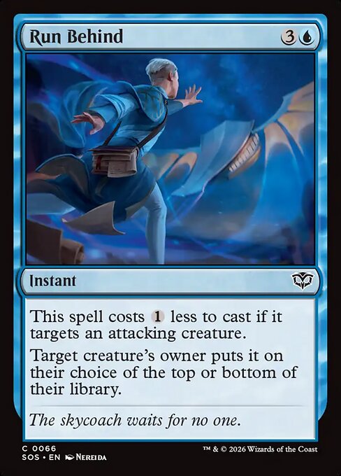 SOS: Run Behind (Foil)