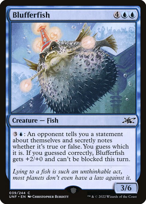 UNF: Blufferfish